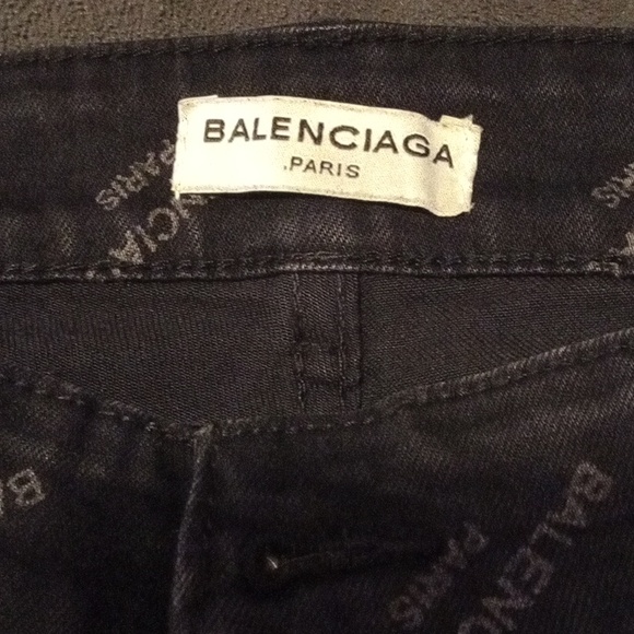 Men's size 36 Balenciaga Paris Jeans. Used - Picture 4 of 8